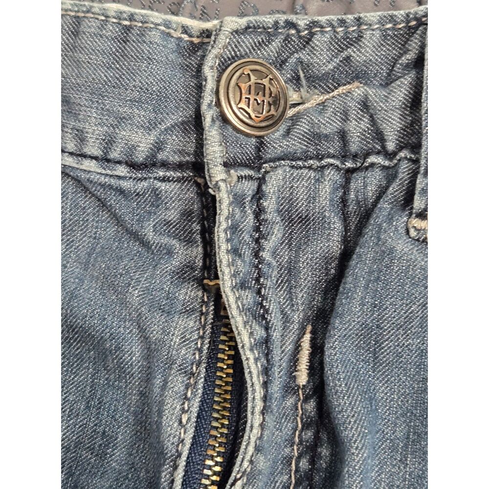 Vintage Ecko Unltd Embroidered Eagle 1972 Baggy Jeans | Men's Size 34 | Blue - Picture 5 of 10